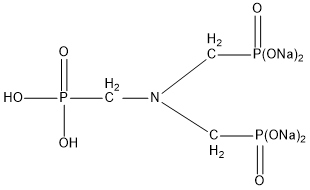 Tetra sodium salt of Amino Trimethylene Phosphonic Acid (ATMP•Na4)